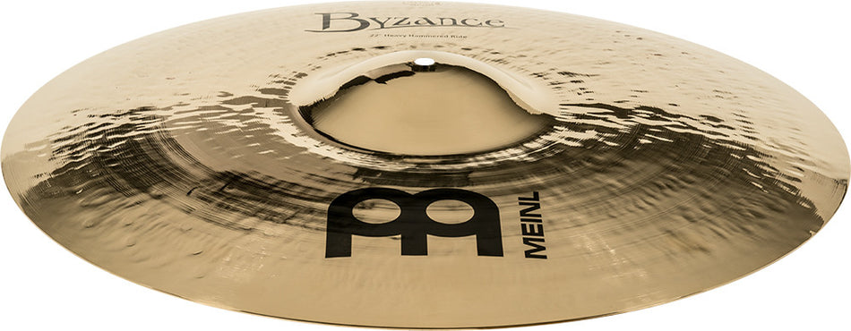 Meinl Byzance Brilliant 22" Heavy Hammered Ride Cymbal B22HHR-B