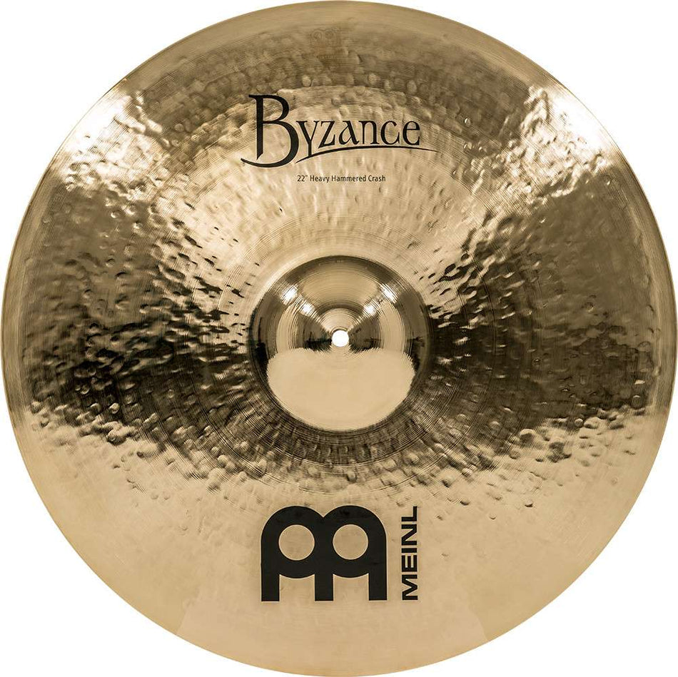 Meinl Byzance Brilliant 22" Heavy Hammered Crash Cymbal B22HHC-B