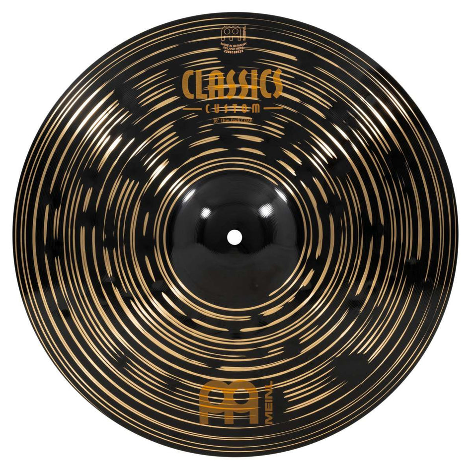 Meinl Classics Custom Dark 16" Thin Crash Cymbal CC16TDAC