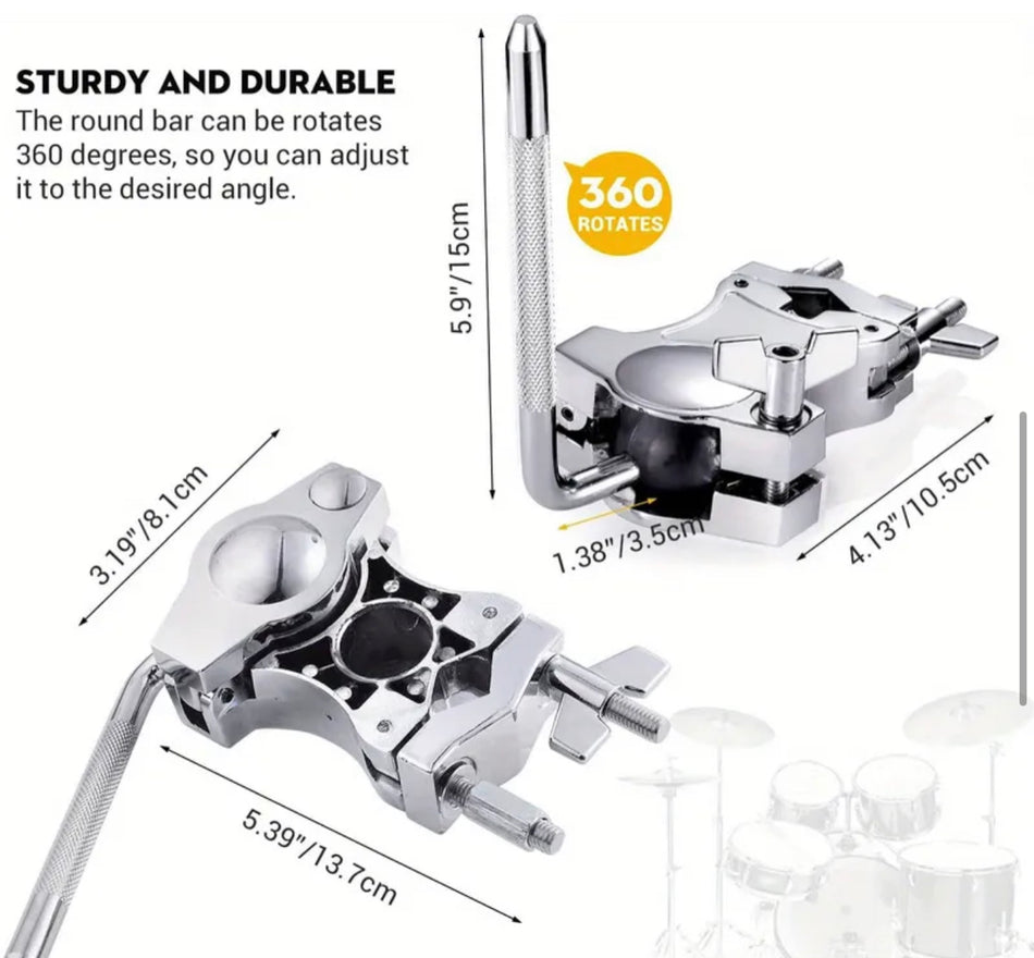 Rack Tom Drum Clamp L Rod