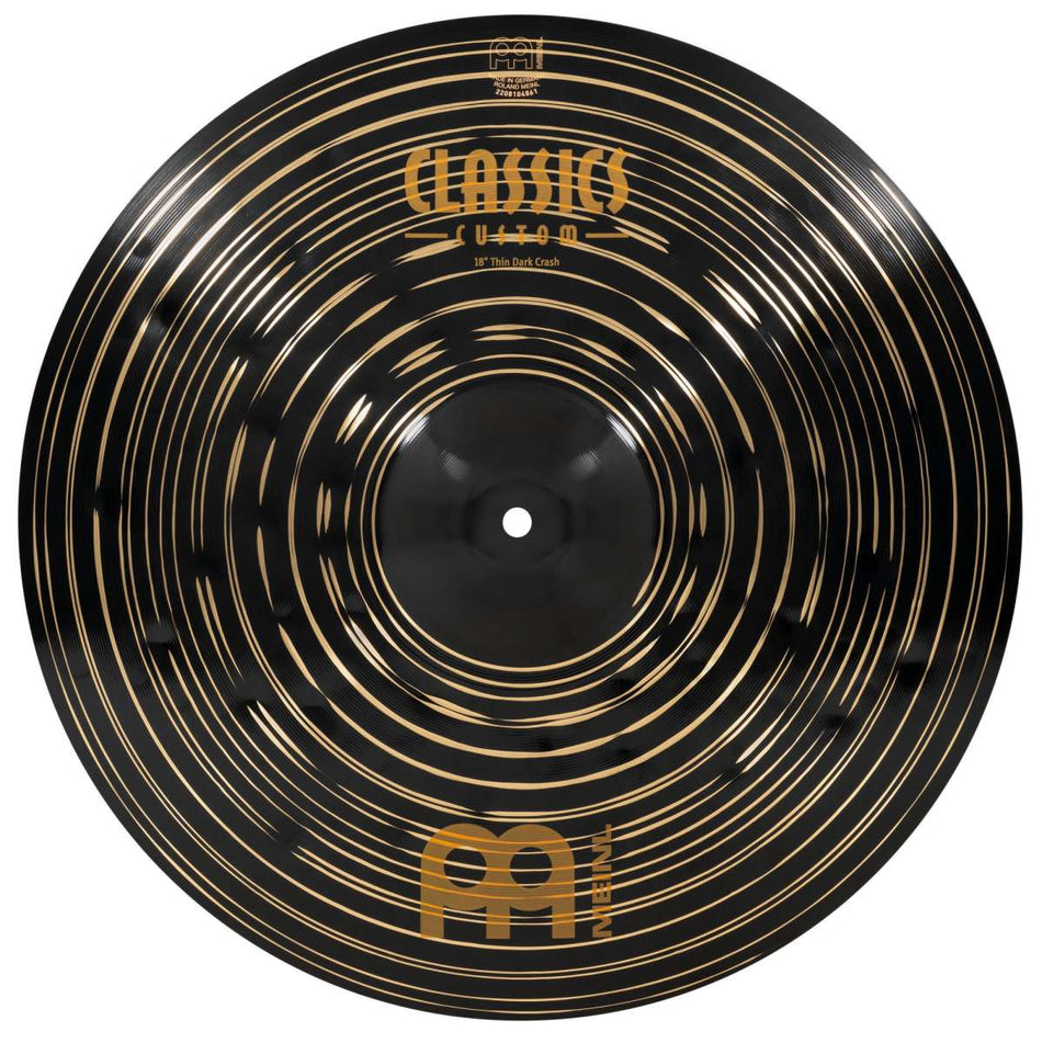 Meinl Classics Custom Dark 18" Thin Crash Cymbal CC18TDAC