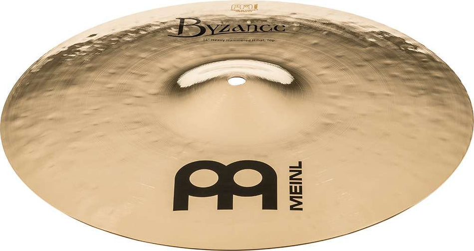 Meinl Byzance Brilliant 14" Heavy Hammered Hi Hat Cymbals B14HHH-B
