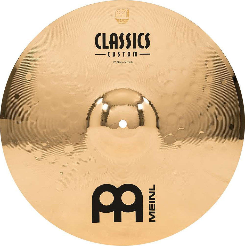 Meinl Classics Custom Brilliant 16" Medium Crash Cymbal CC16MC-B