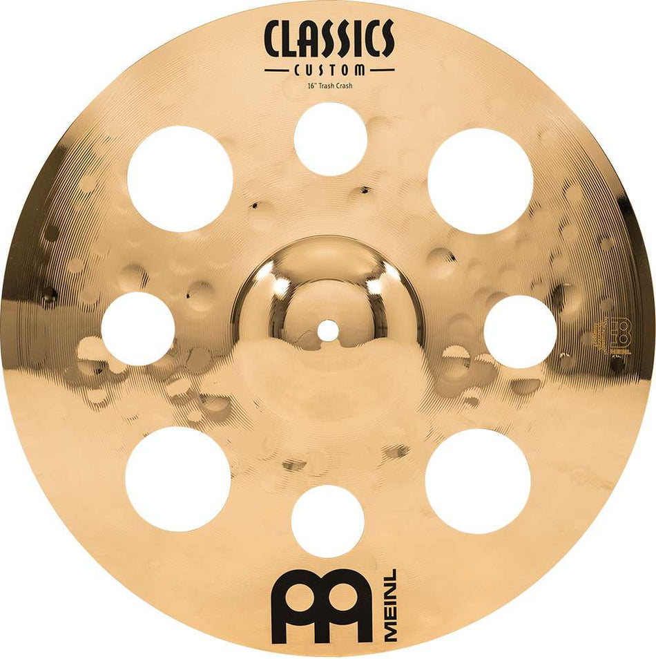 Meinl Classics Custom Brilliant 16" Trash Crash Cymbal CC16TRC-B