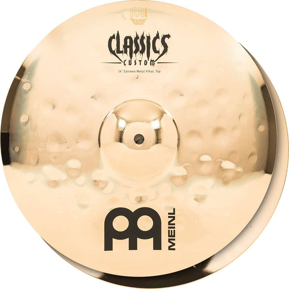 Meinl Classics Custom Extreme Metal 14” Hi Hat Cymbals CC14EMH-B