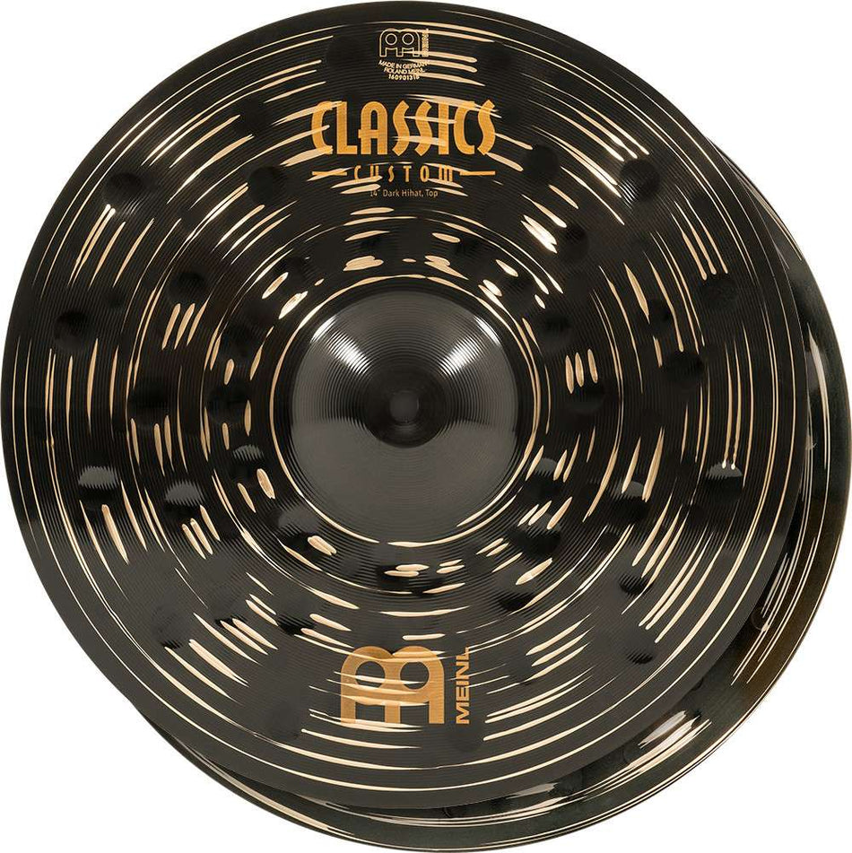 Meinl Classics Custom Dark 14" Hi Hat Cymbals CC14DAH