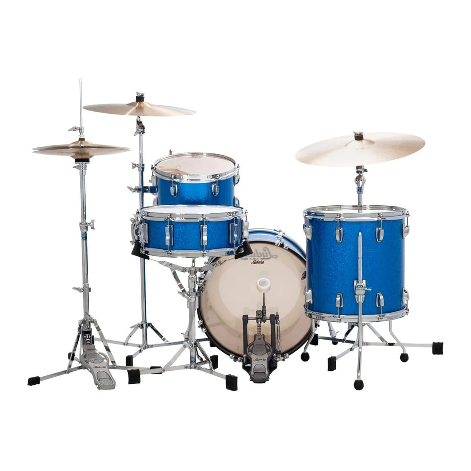 Ludwig Classic Maple Drum Kit Shell Pack, Blue Sparkle