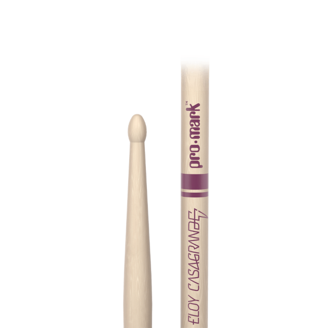 Eloy Casagrande Signature Raw Hickory Drumstick, Wood Tip