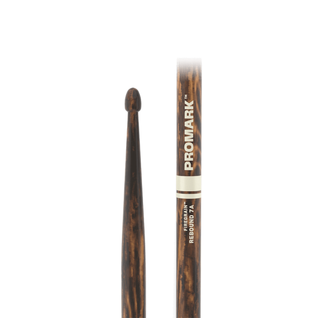 Promark Rebound 7A FireGrain Hickory Drumstick, Acorn Wood Tip
