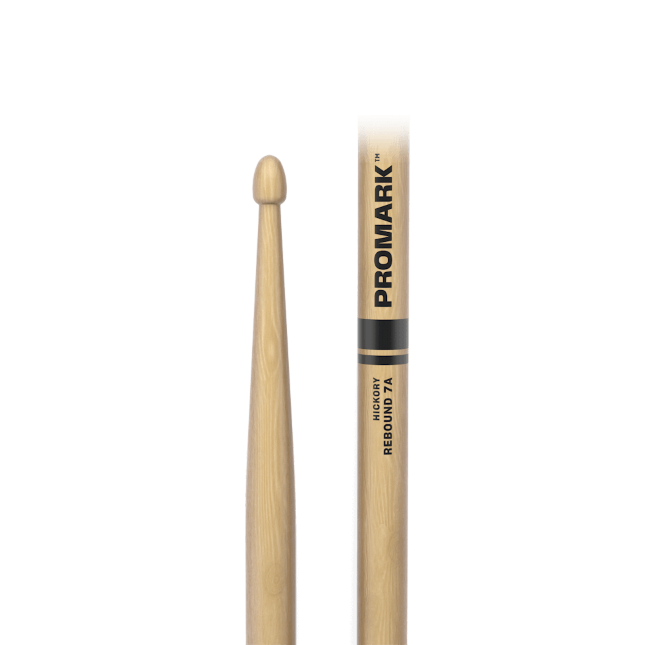 Promark Rebound 7A Hickory Drumstick, Acorn Wood Tip