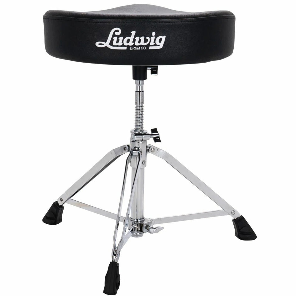 Ludwig Pro Saddle Drum Throne Stool Black