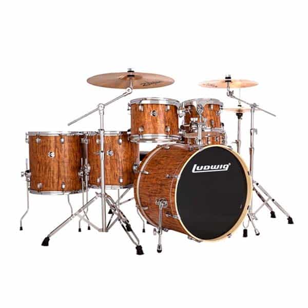 Ludwig Evolution Downbeat Drum Kit Shell Pack | 6pc 22" - Cherry