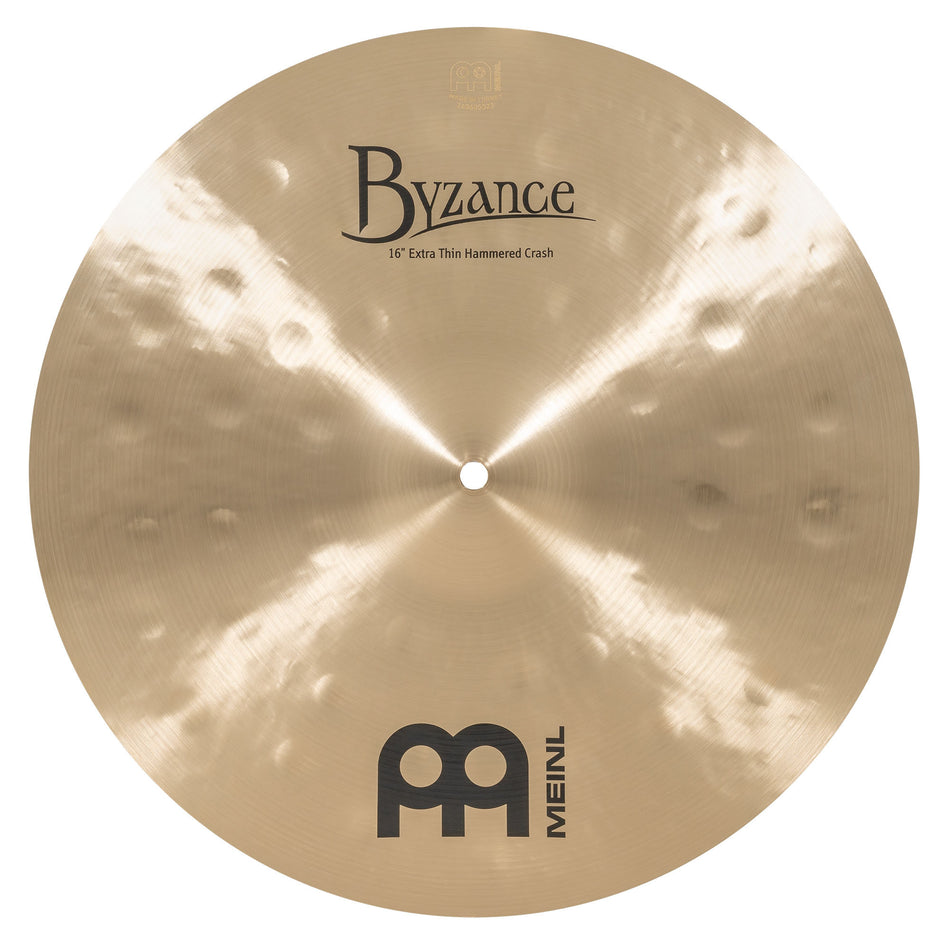 MEINL Cymbals 16" Byzance Traditional Extra Thin Hammered Crash B16ETHC
