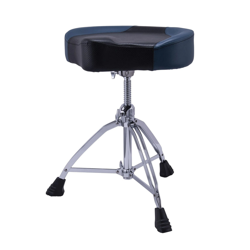 Mapex Saddle Top Breathable Drum Stool Throne Blue - T855