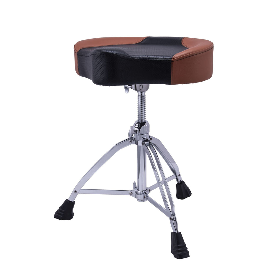 Mapex Saddle Top Breathable Drum Stool Throne Brown - T855