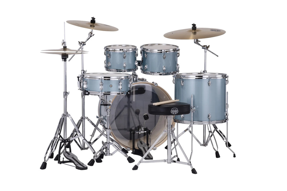 Mapex Venus Drum Kit Shell Pack w/ Cymbals | 5pc 20/22" - Aqua Blue Sparkle