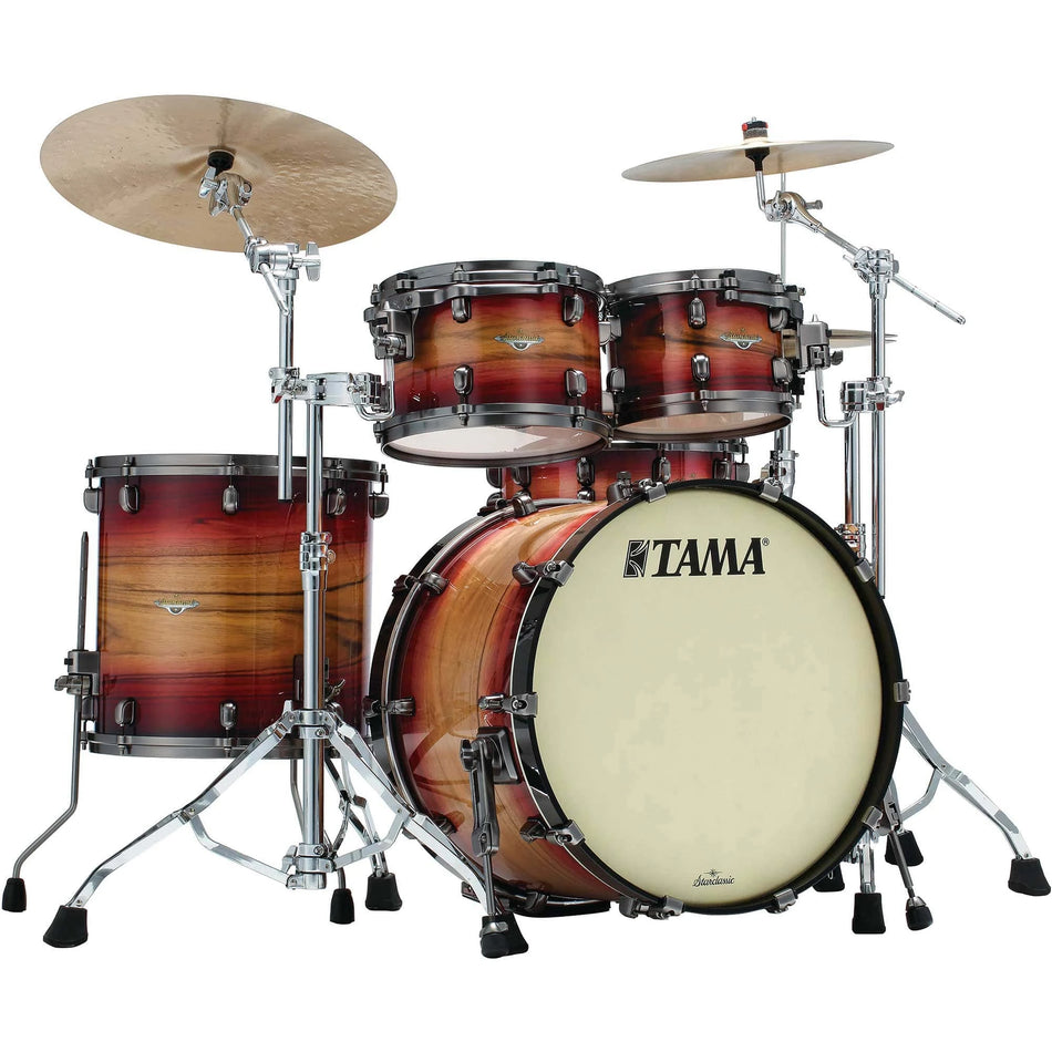 Tama Starclassic Maple 22in 4pc Shell Pack – Ruby Pacific Walnut Burst
