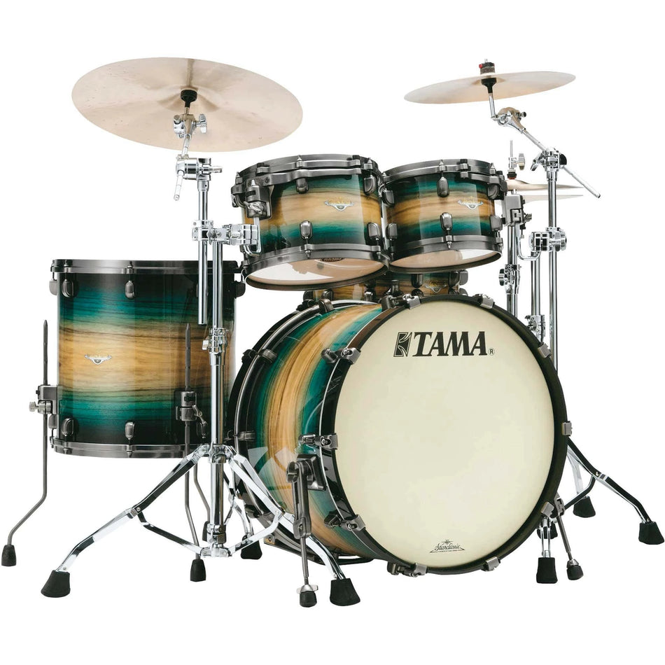 Tama Starclassic Maple 22in 4pc Shell Pack – Emerald Pacific Walnut Burst