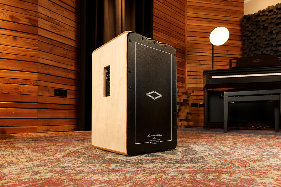 MEINL Percussion Artisan Edition Pickup Cajon Soleá Line - Dark Olive Burst