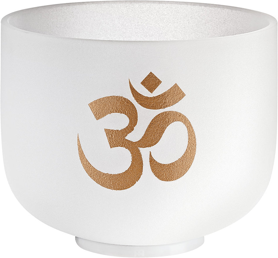 Meinl Sonic Energy Crystal Singing Bowl, white-frosted, 8" / 20 cm, Note C#5, OM