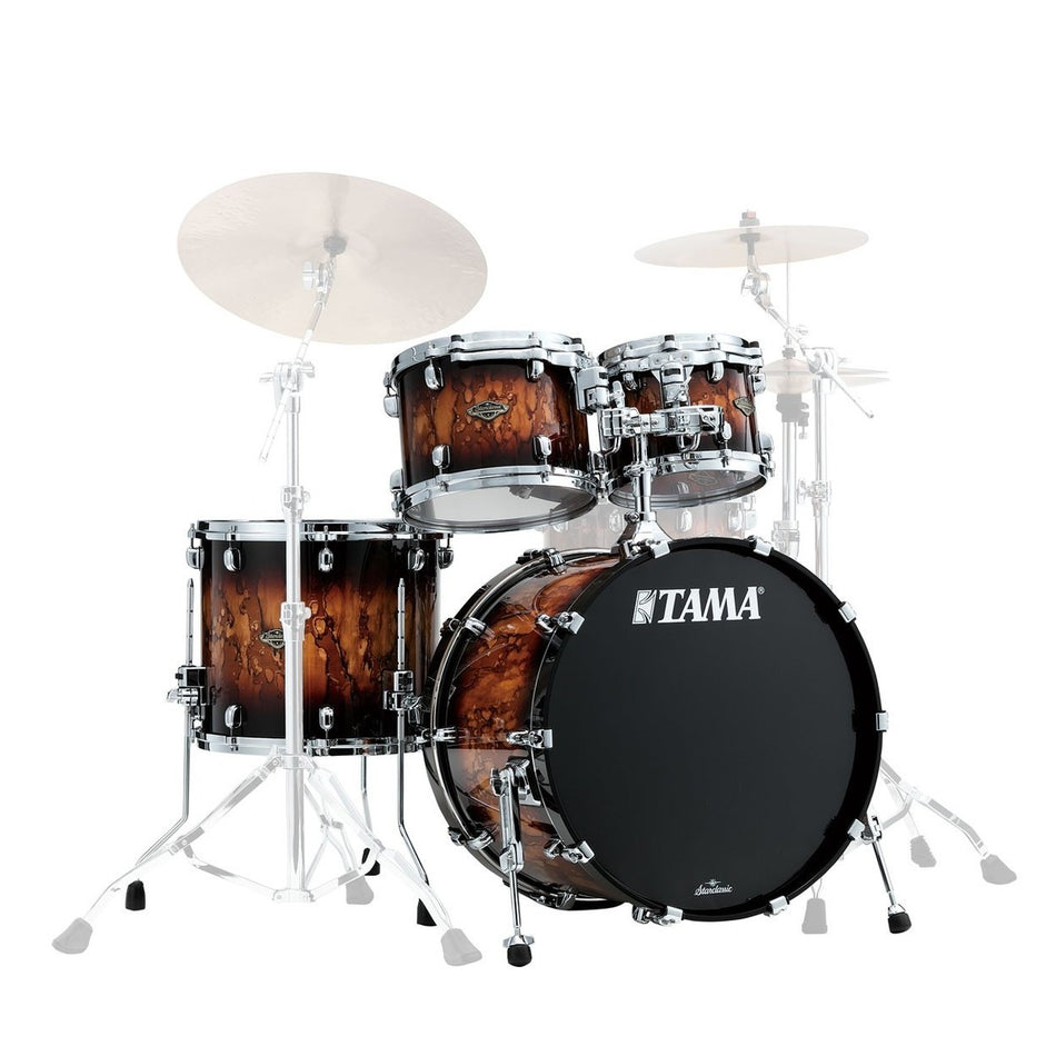 Tama Starclassic Walnut/Birch 22'' 4pc Shell Pack, Molten Brown Burst