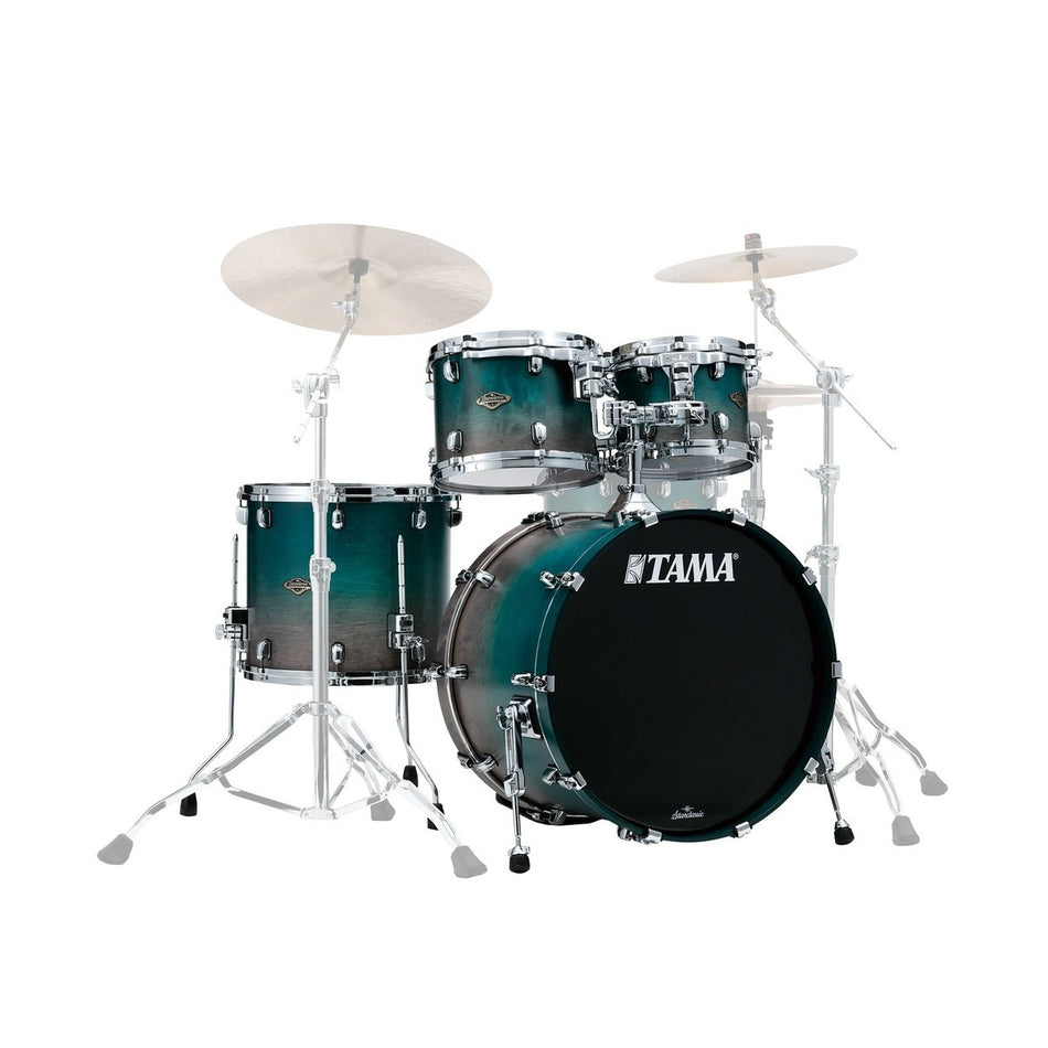 Tama Starclassic Walnut/Birch 22'' 4pc Shell Pack, Satin Sapphire Fade
