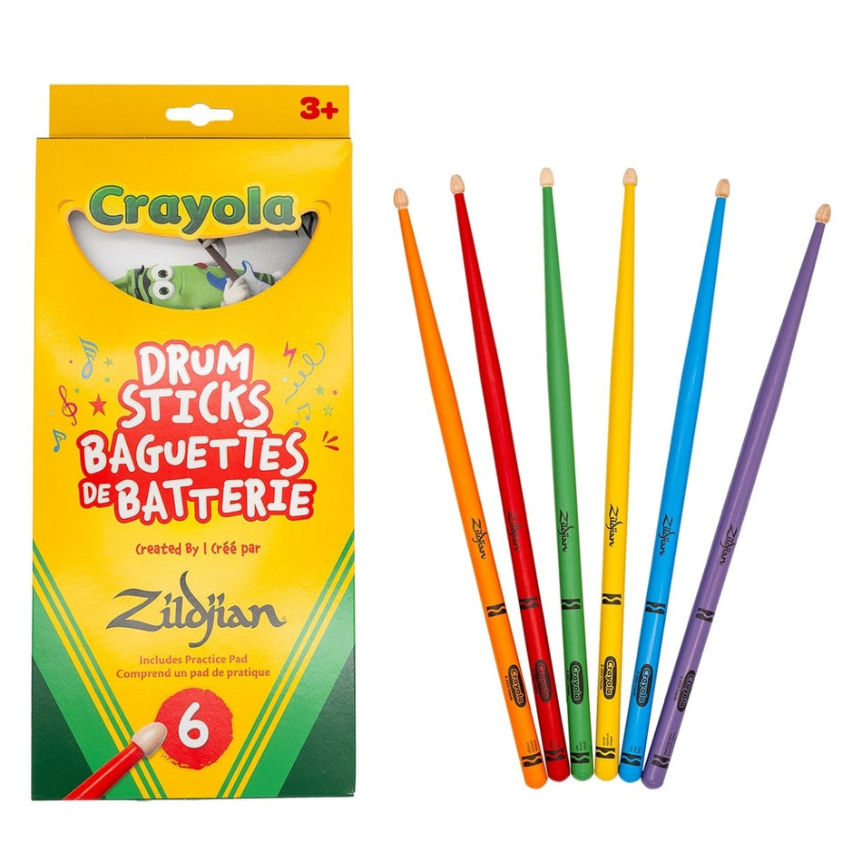Zildjian x Crayola Kids Drumsticks