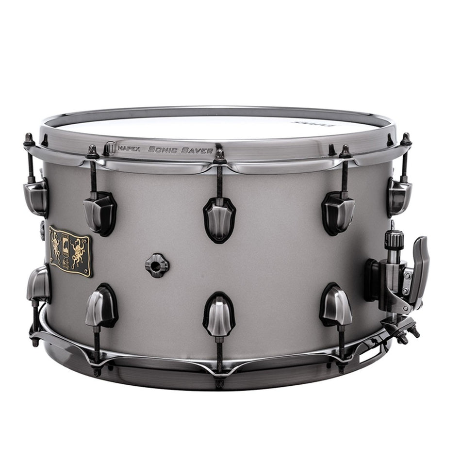 Mapex Aquiles Priester PsychOctopus 14" x 8'' Snare Drum, Gunmetal Grey