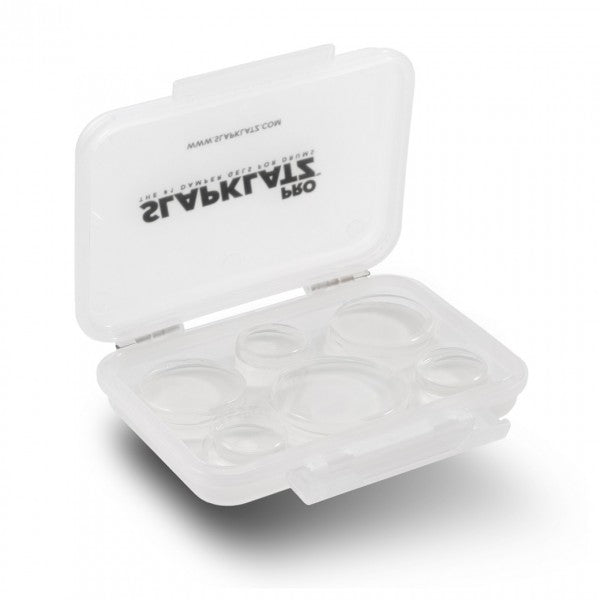 SlapKlatz Pro 10 Piece Drum Dampeners, Clear