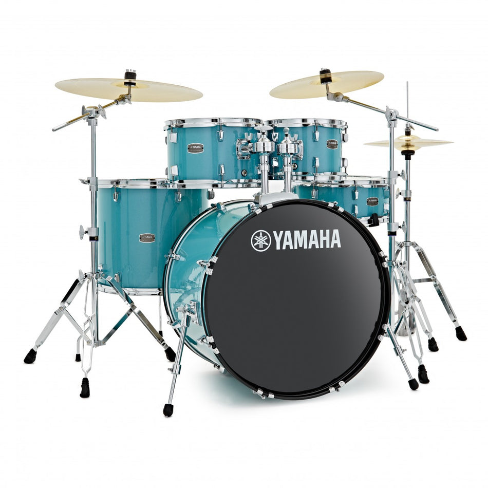 Yamaha Rydeen Drum Kit Complete Set | 5pc 20" - Turquoise Glitter