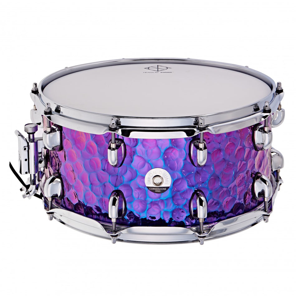 Dixon 14x6.5'' Cornerstone Purple Titanium Steel Snare