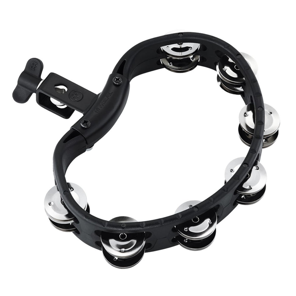 MEINL Percussion Headliner Mountable Tambourine - Black HTMT2BK