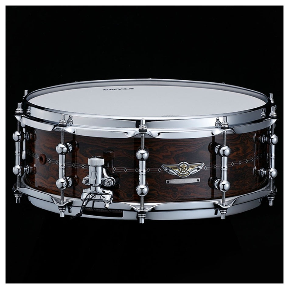 Tama STAR Reserve Bubinga/Walnut 14" x 5" Snare Drum - Gloss Cordia