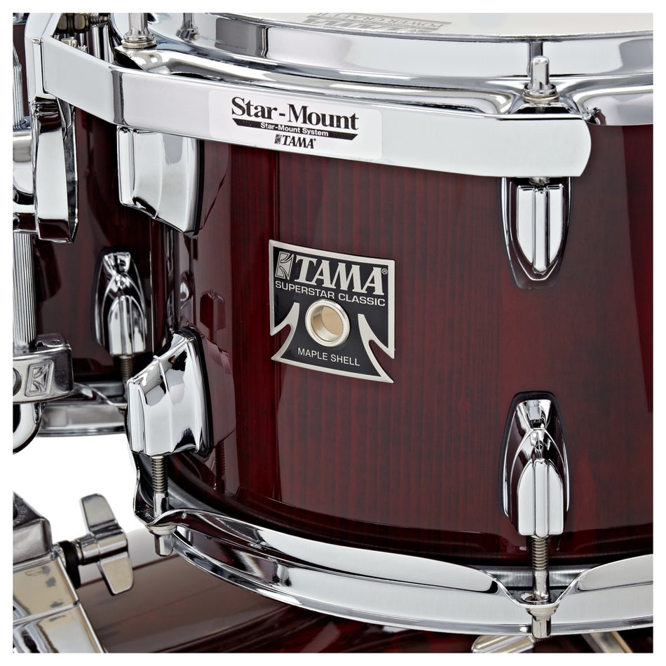 Tama Superstar Classic Exotic 22" 7pc, Gloss Garnet Lacebark Pine