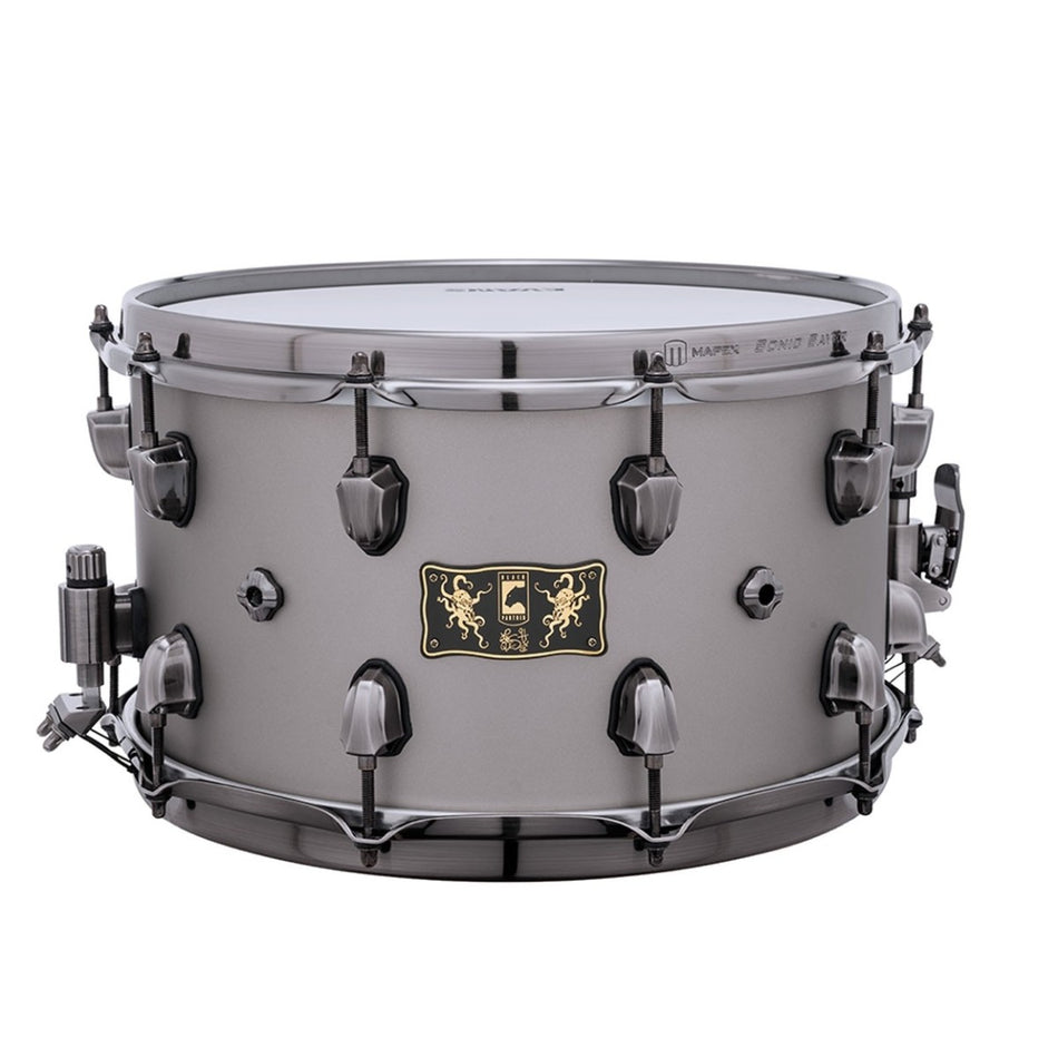 Mapex Aquiles Priester PsychOctopus 14" x 8'' Snare Drum, Gunmetal Grey