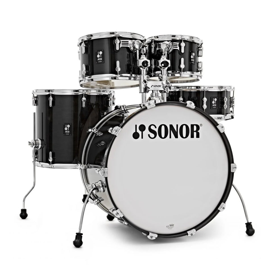 Sonor AQ2 20'' 5pc Shell Pack - Transparent Stain Black