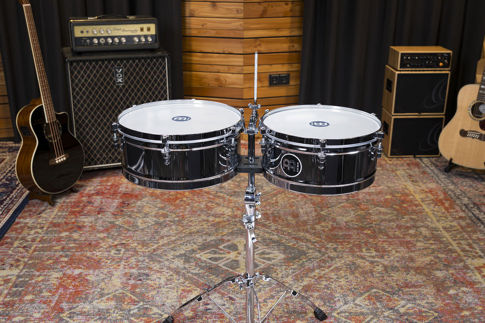 MEINL Percussion Marathon Series® Timbales - 14" + 15" Chrome
