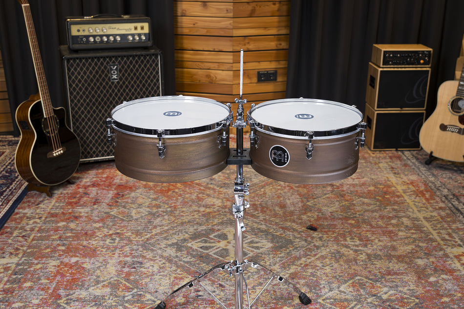 MEINL Percussion Marathon Series® Timbales - 14" + 15" Antique Finish