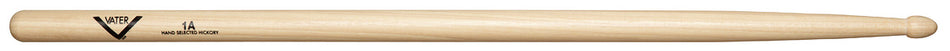 VATER Hickory 1A Wood Tip Drum Sticks