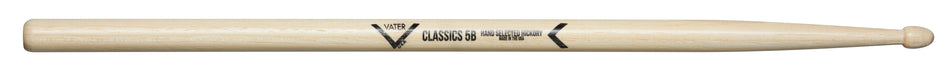 VATER Hickory Classics 5B Wood Tip Drum Sticks