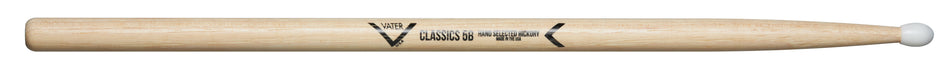 VATER Hickory Classics 5B Nylon Tip Drum Sticks
