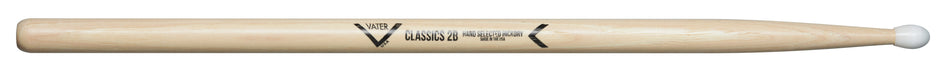 VATER Hickory Classics 2B Nylon Tip Drum Sticks
