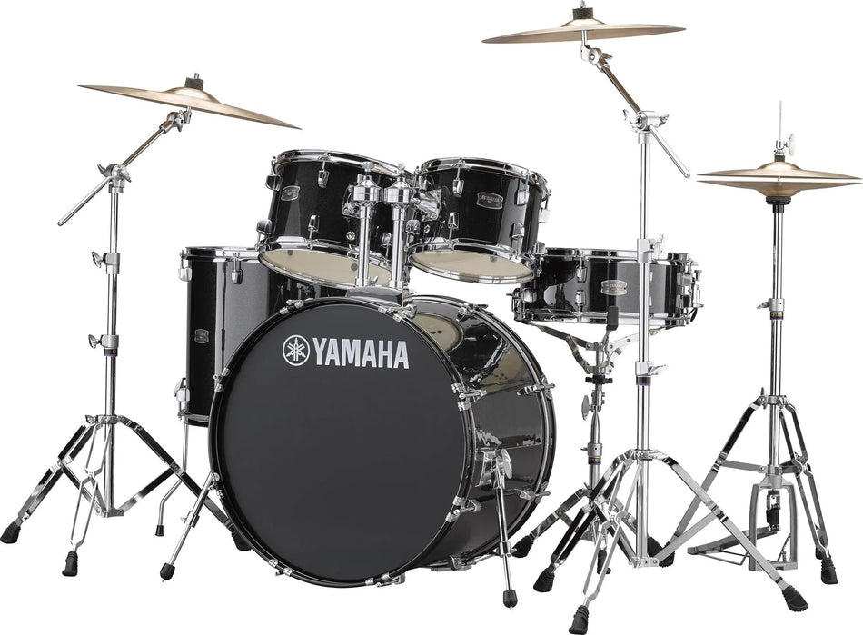 Yamaha Rydeen Drum Kit Shell Pack | 5pc 20/22" - Black Glitter