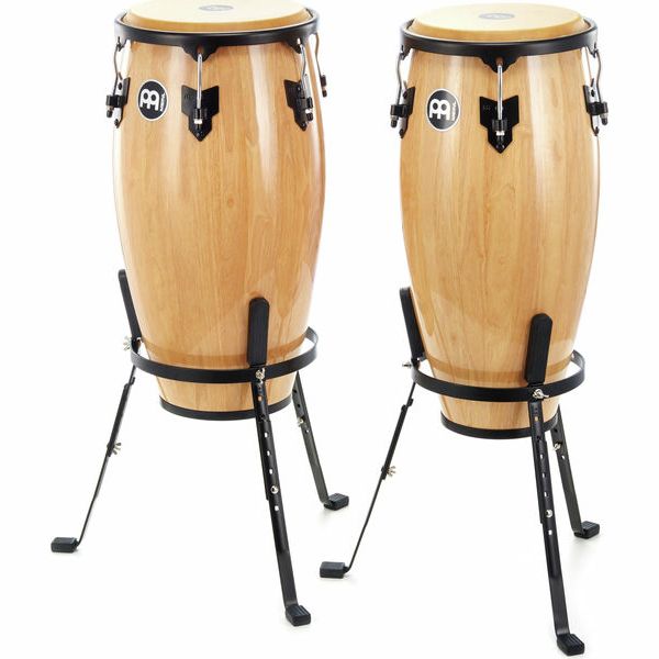 Meinl Headliner Series 11" & 12" Conga Set, incl. Basket Stands, Natural Finish HC512NT - Into Music Store