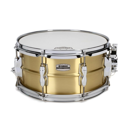Yamaha Recording Custom Brass Snare Drum | 13 × 6.5" - w/ Free Protection Racket Case - Into Music Store