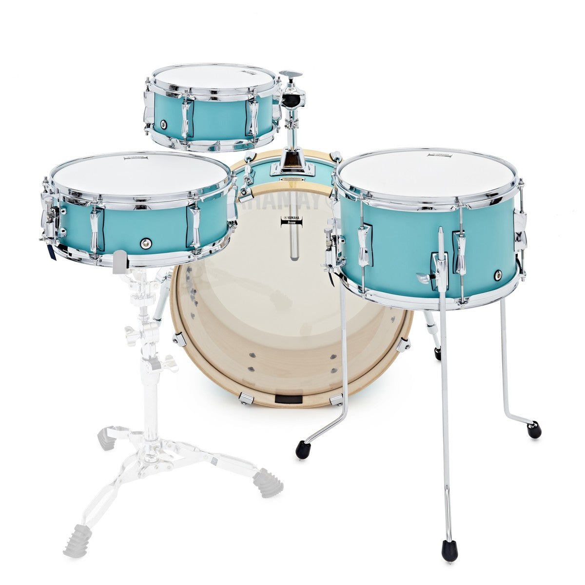 Yamaha Stage Custom Hip Drum Kit | 4pc 20" – Matte Surf Green - Into Music Store