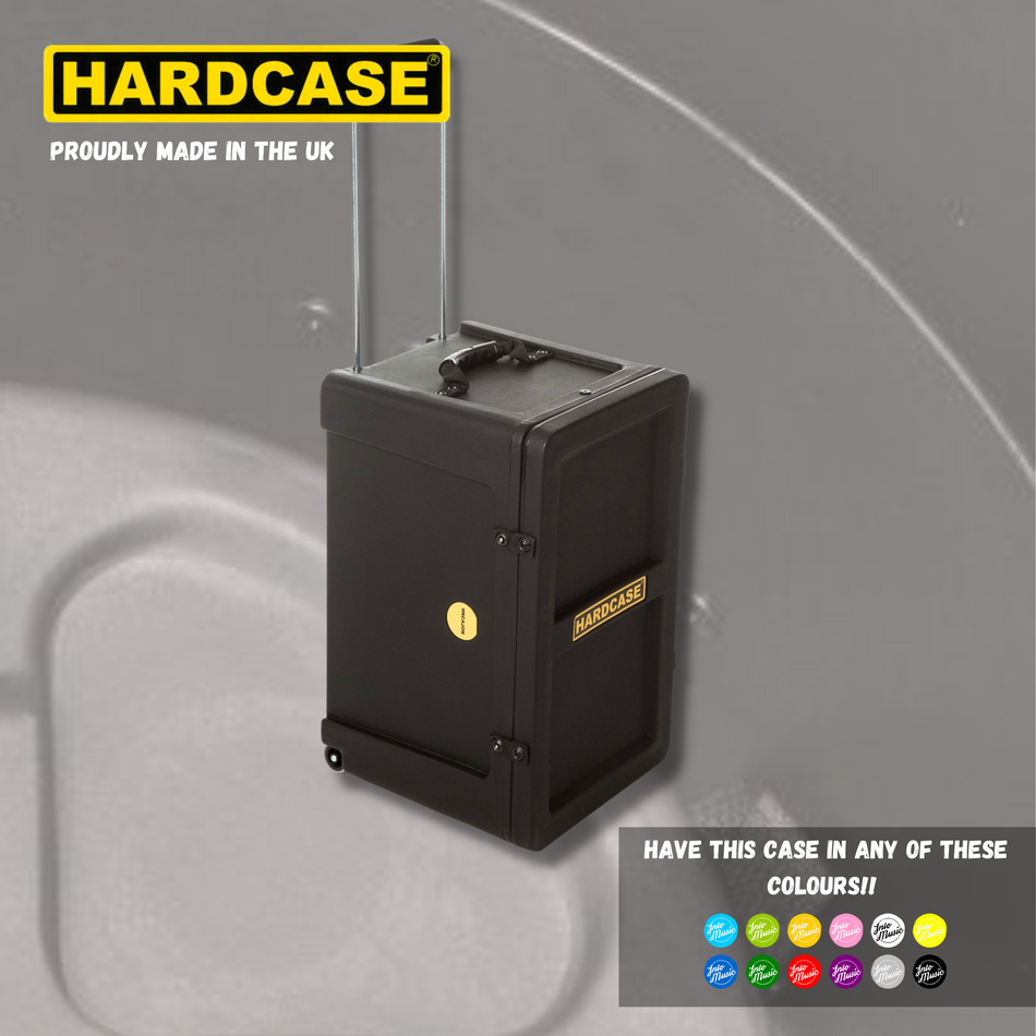 HARDCASE HNCAJON Cajon Hardware Case With Wheels - Into Music Store