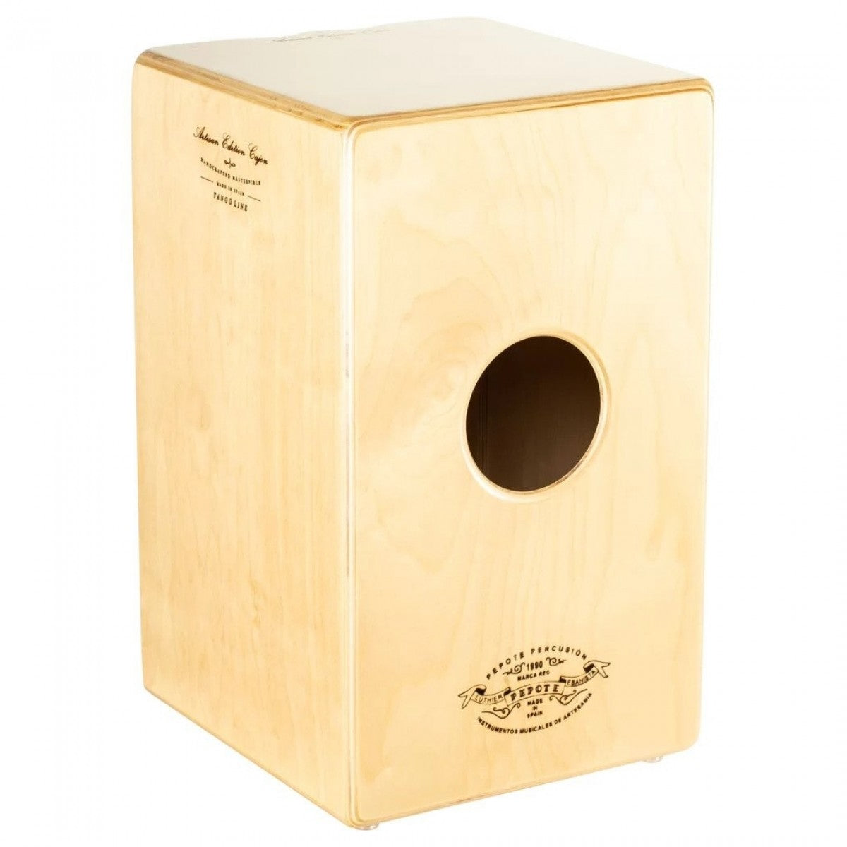 Meinl Artisan Edition Cajon, Tango Line, Limba Frontplate - Into Music Store