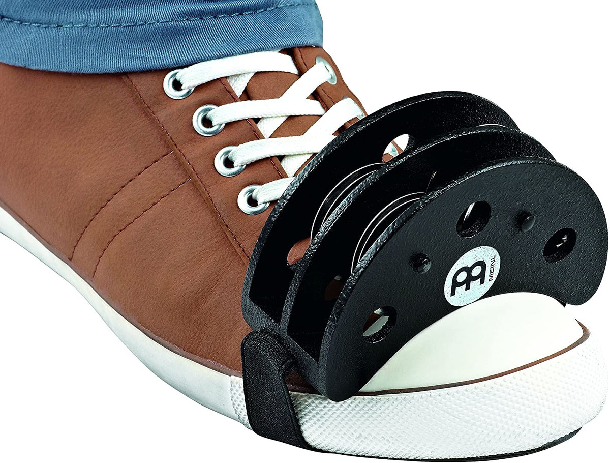 Meinl Foot Tambourine, Black FJS2S-BK - Into Music Store