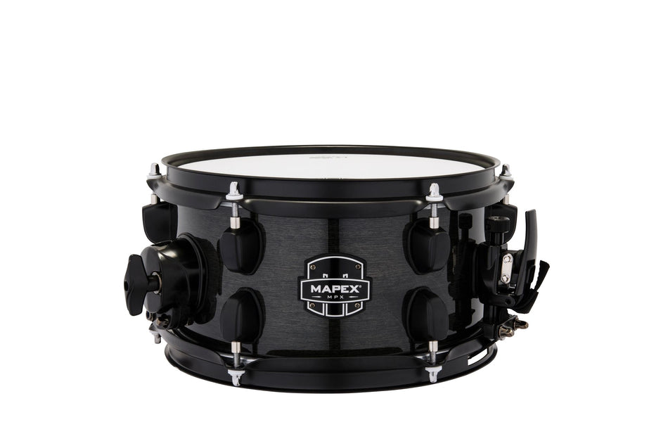 Mapex MPX Maple/Poplar Hybrid Shell Snare Drum Black 10x5.5"